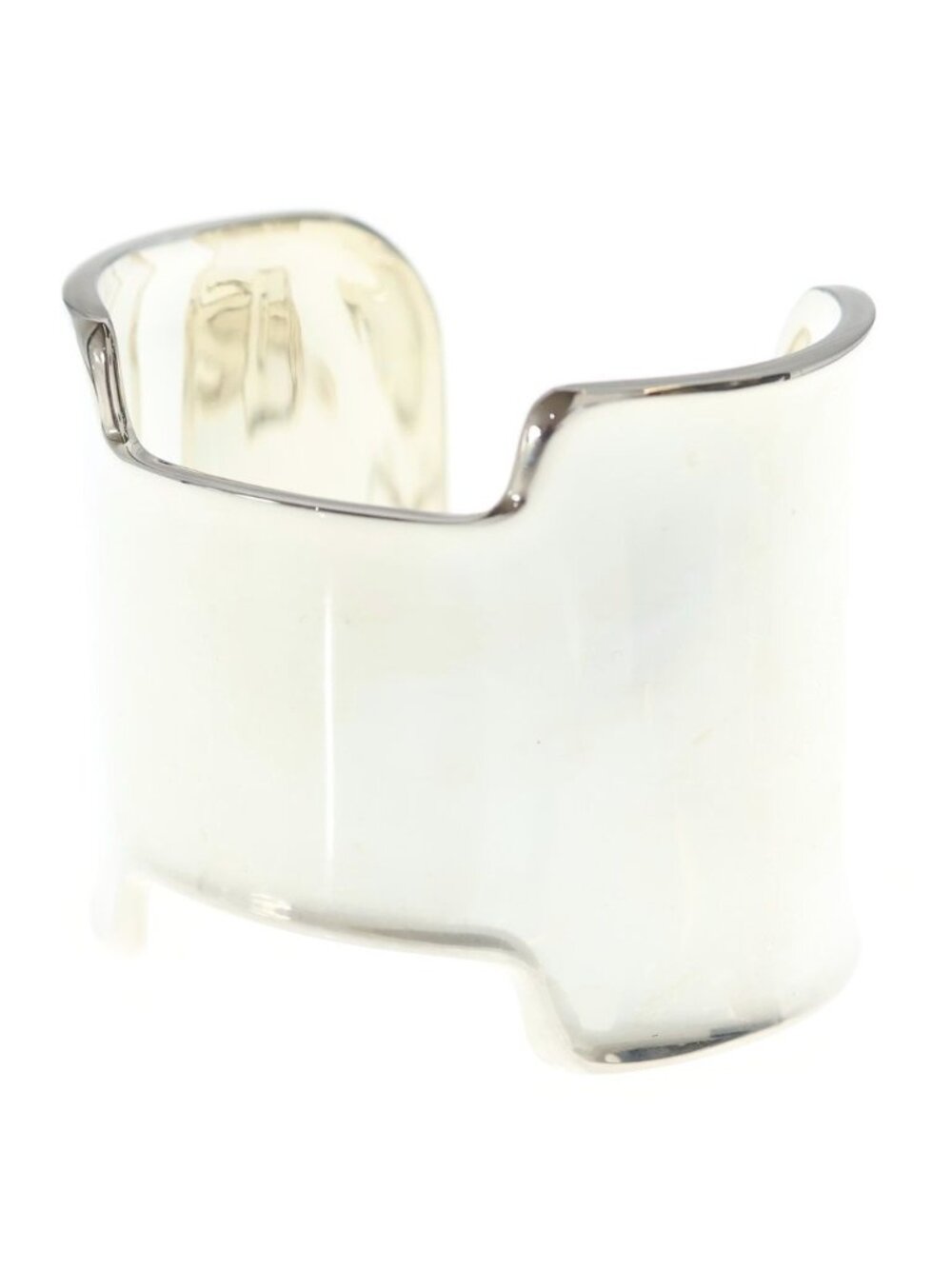 Hermes Amazon GM Bangle Bracelet Silver